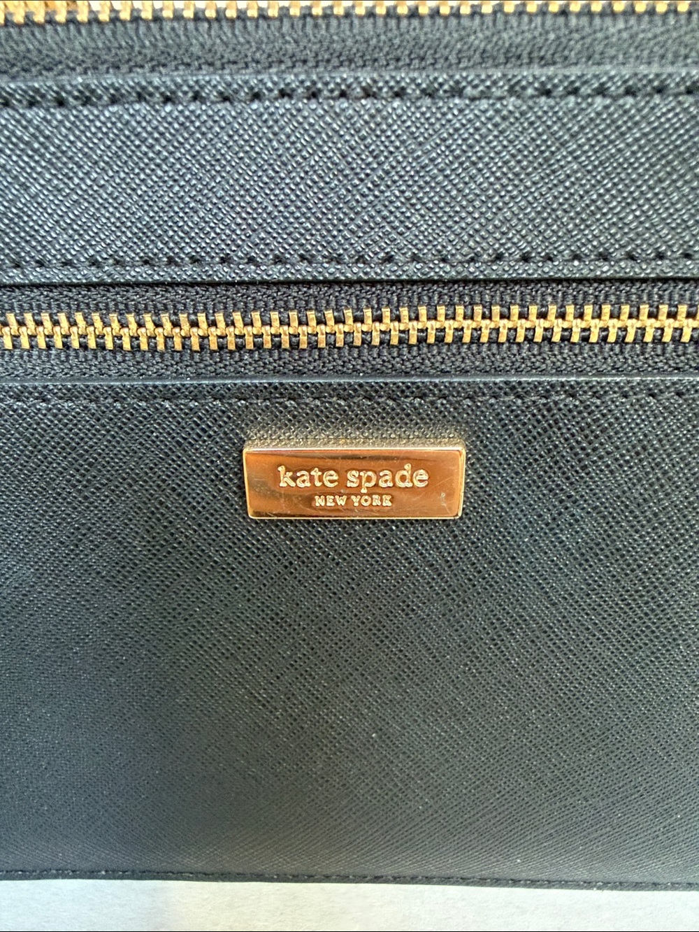 kate spade Black Wristlet with Gold Hardware - Picture 2 of 7